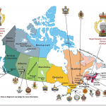 Map of all RCAC Regiments